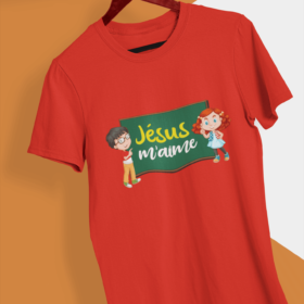 T-Shirt -"JESUS m'aime"- Jelotia