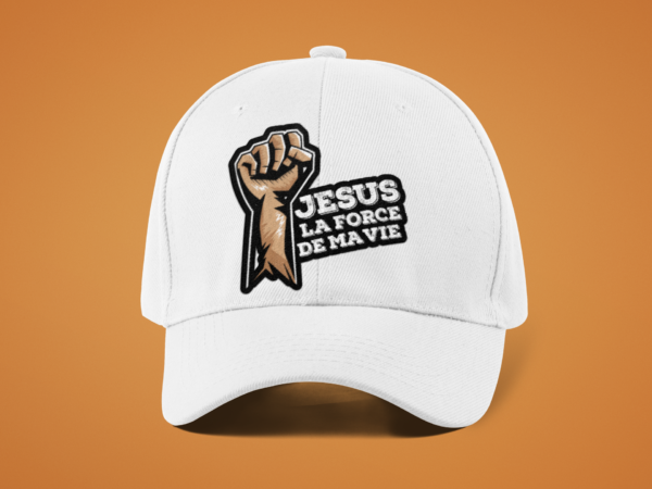 Casquette - "Jésus La Force de ma vie" - Jelotia- Impression