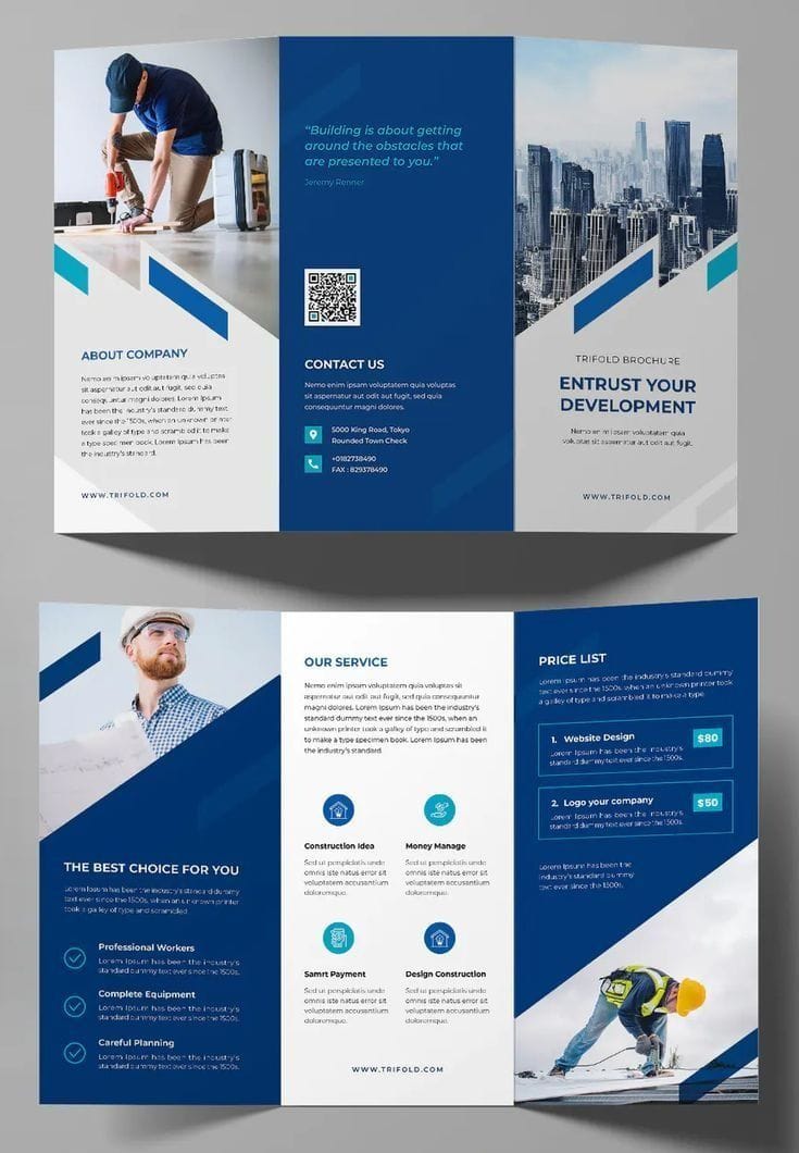 Dépliants | Création & impression professionnelle - Jelotia
