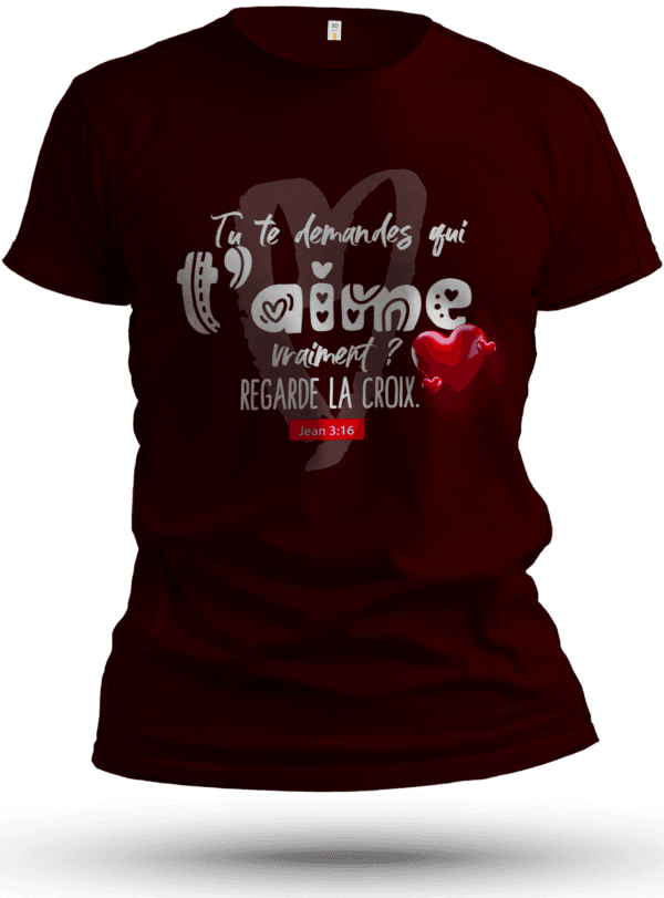 T-Shirt - "Tu te demandes qui t’aime vraiment ?" - Jelotia