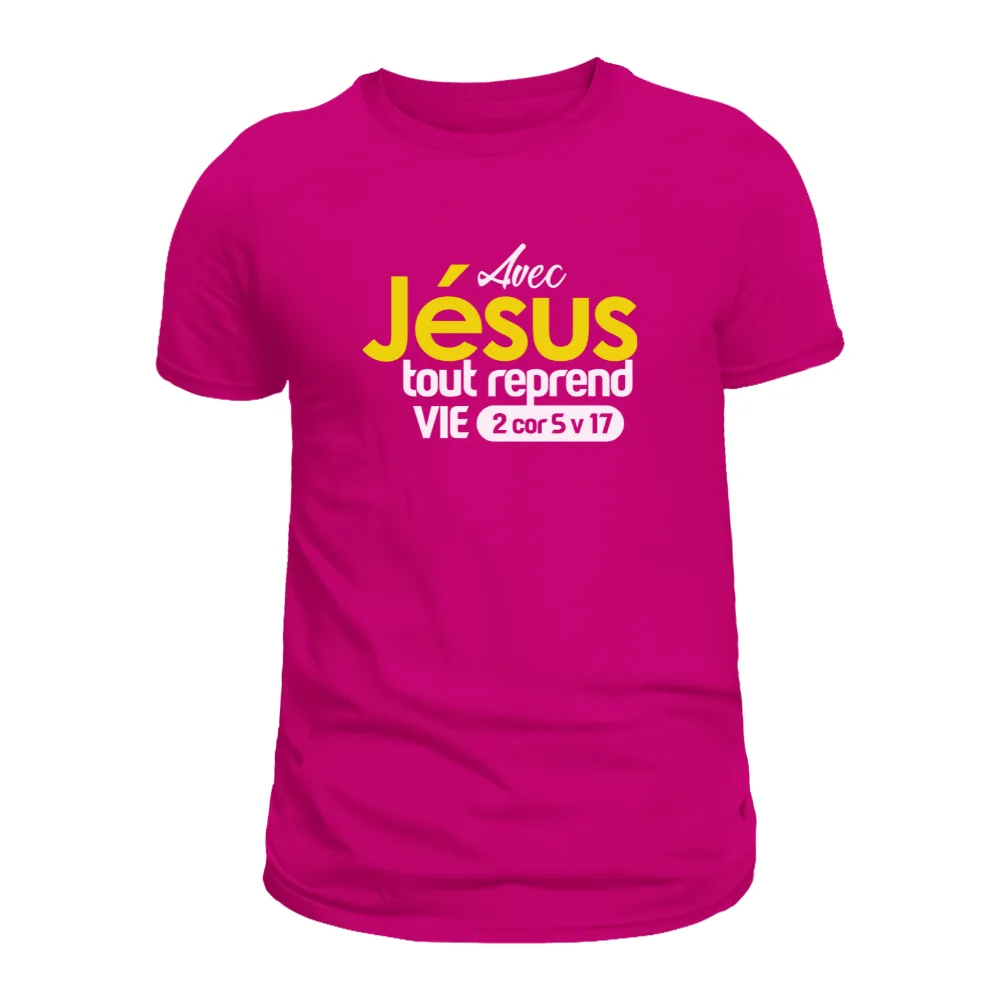 Tee-shirt  - ( le nom de JESUS guérit toute maladie ) – Image 2